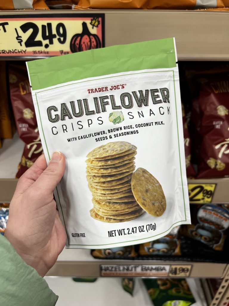 Cauliflower Crisps Snack