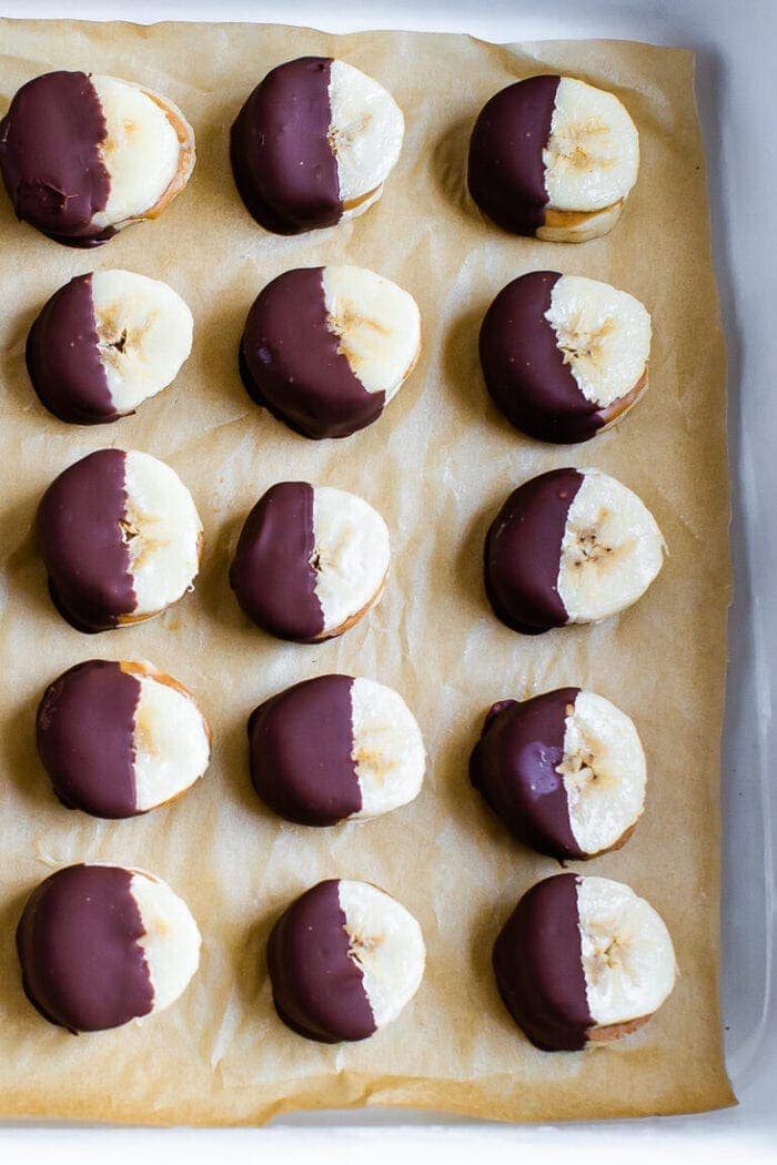 Chocolate Peanut Butter Banana Bites_five ingredient recipes