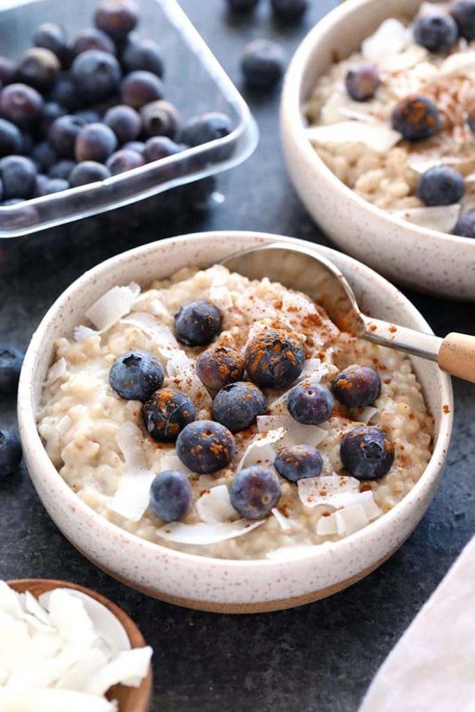 Creamy Coconut Slow Cooker Steel Cut Oats