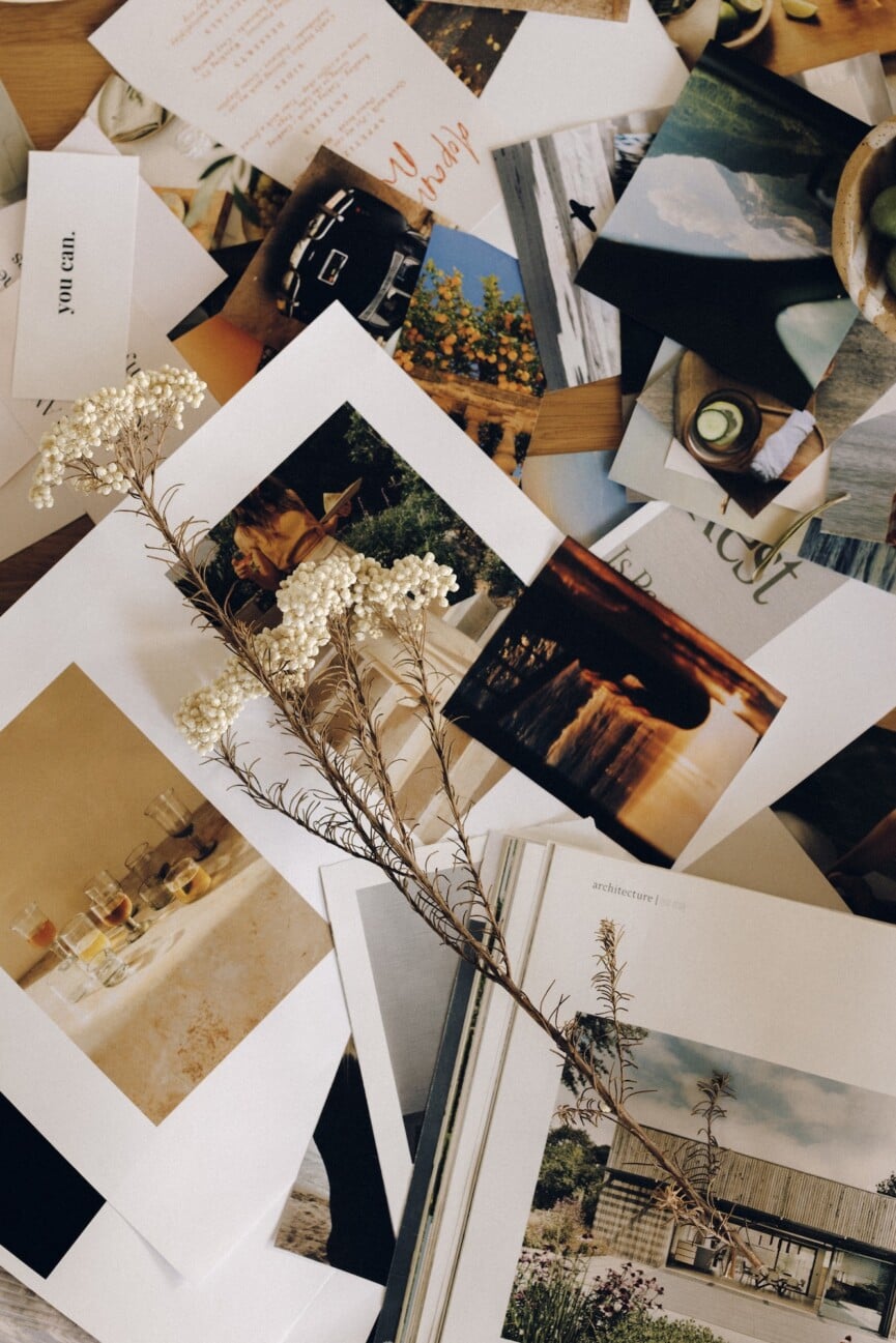 collages of photos for vision board