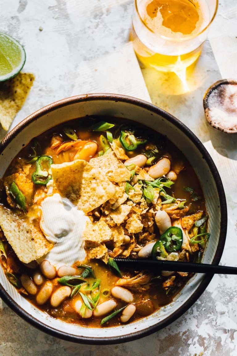 easy stovetop green chili chicken soup