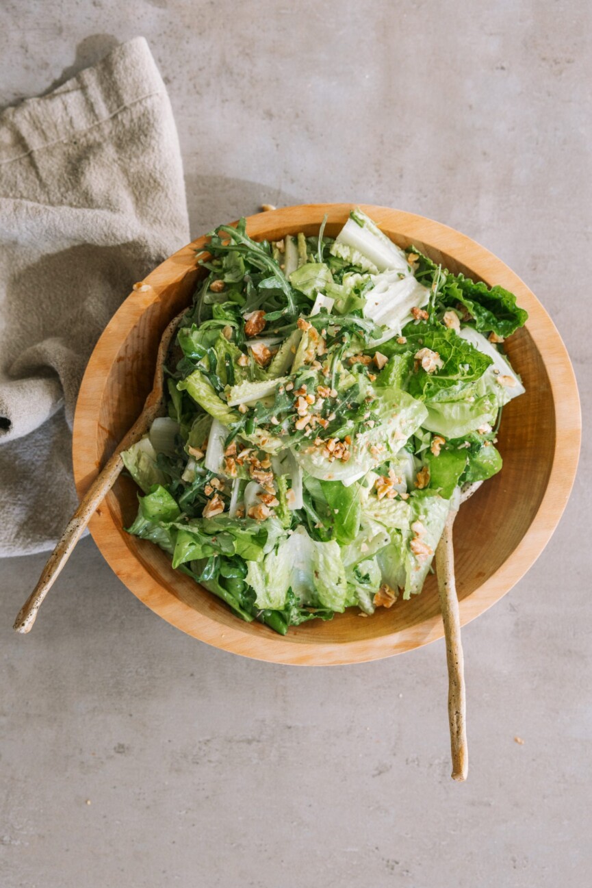 Best Simple Tossed Green Salad - Creme De La Crumb