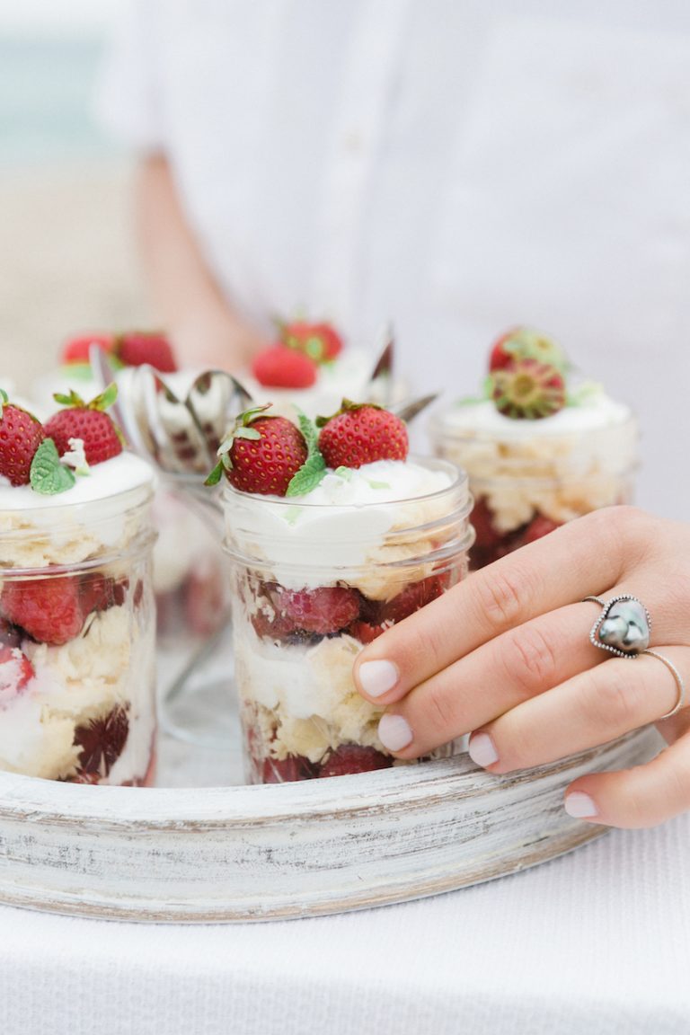 strawberry shortcake with greek yogurt & mint greek yogurt recipes
