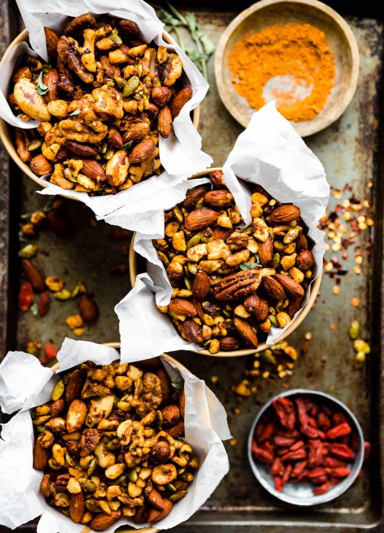 Thai Curry Spiced Slow-Cooker Snack Mix