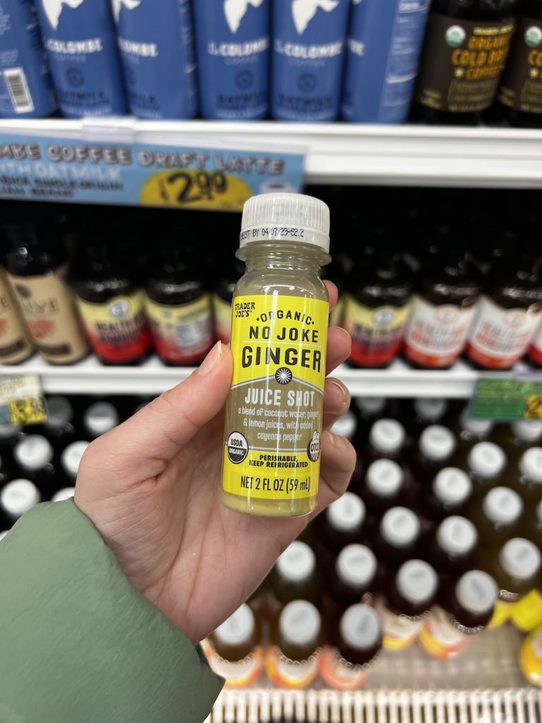 No Joke Ginger Juice Shot healthy trader joe's products