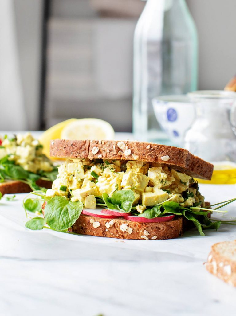 Vegan Egg Salad_vegetarian sandwich recipes