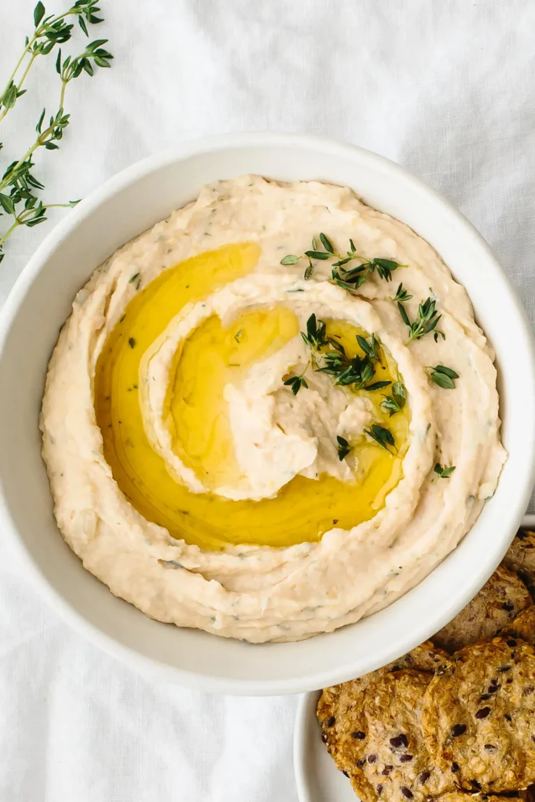 white bean dip five ingredient recipe