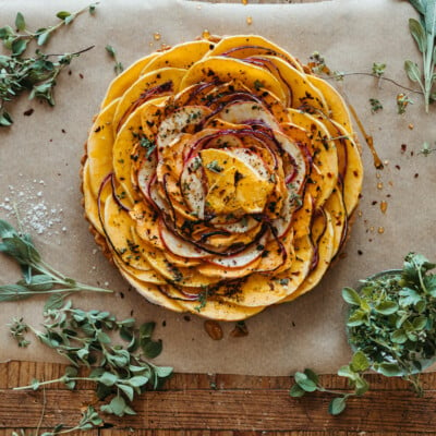 winter squash tart