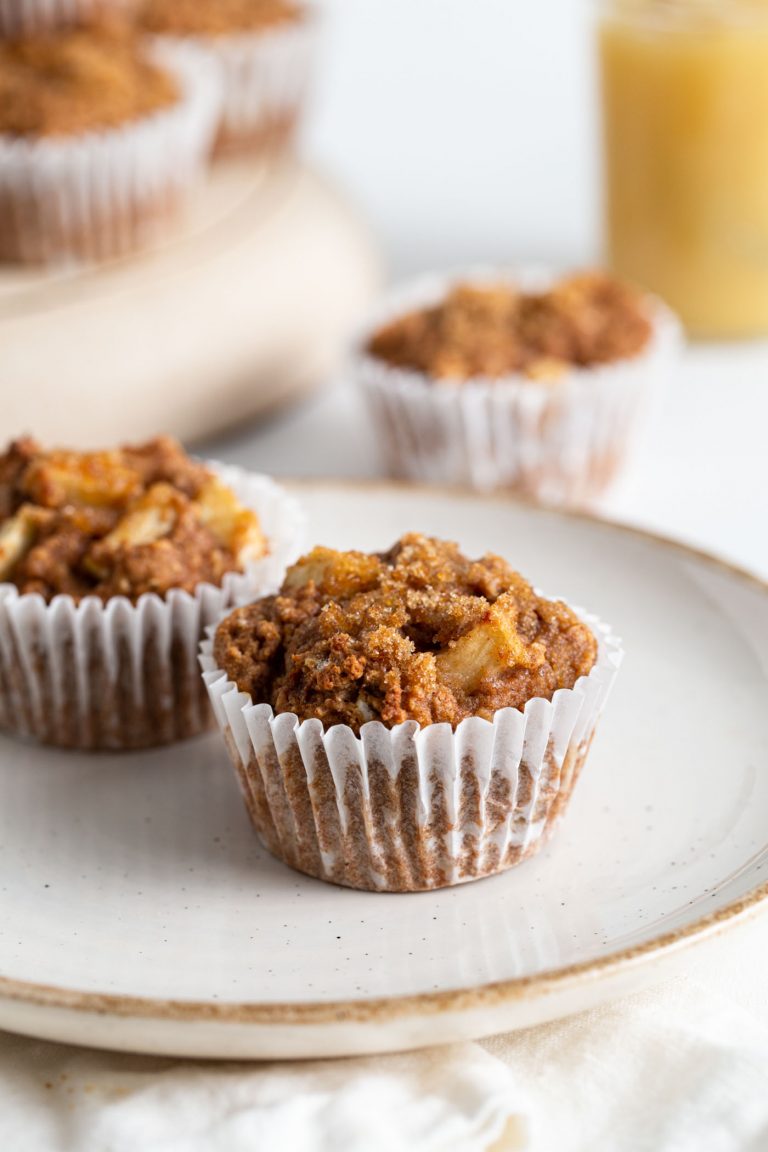 Applesauce Muffins from Running on Real Food