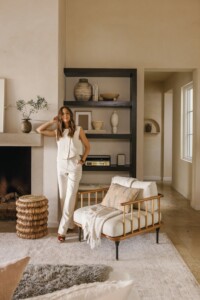 Camille Styles living room decorated with the best affordable home decor.