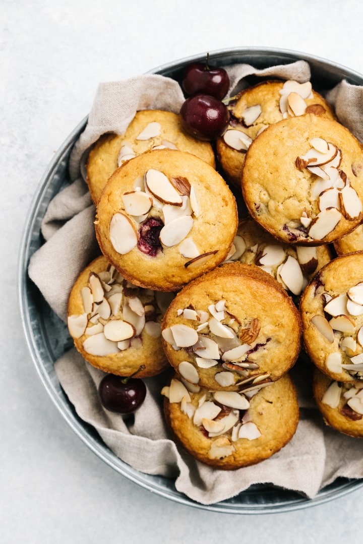 Cherry Muffins from Our Salty Kitchen