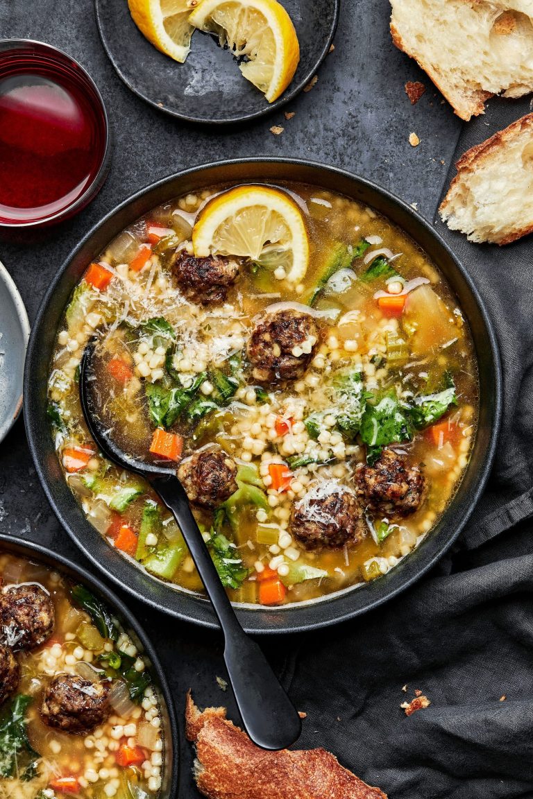 Italian Wedding Soup_spring soup recipes