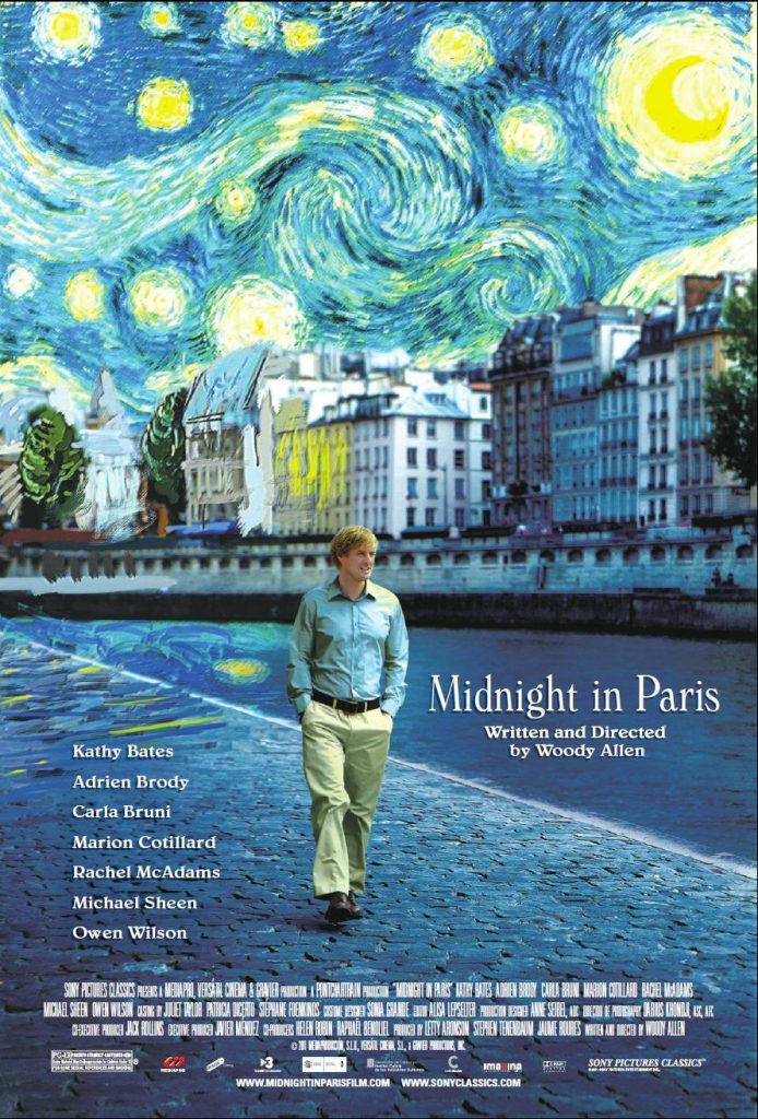 Midnight in Paris valentine's day movies