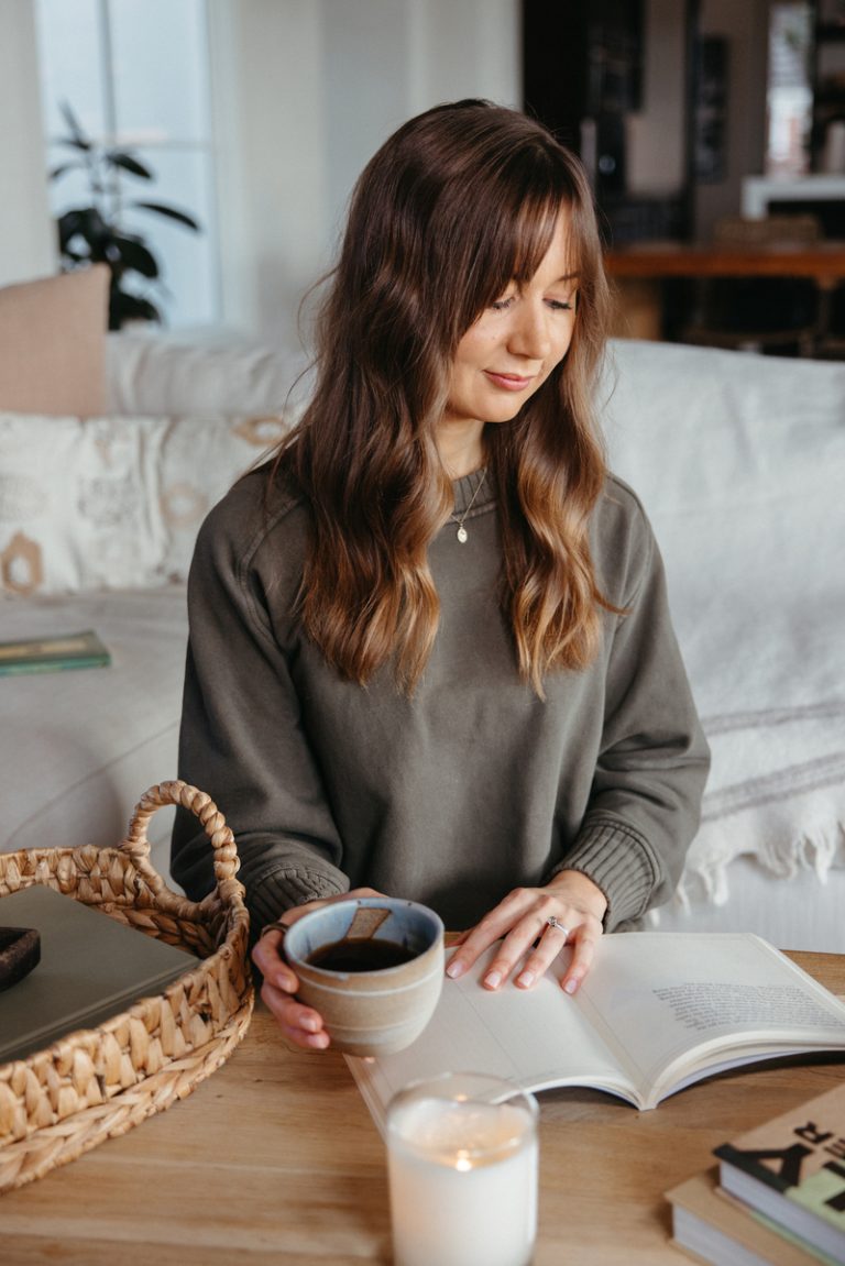 woman reading