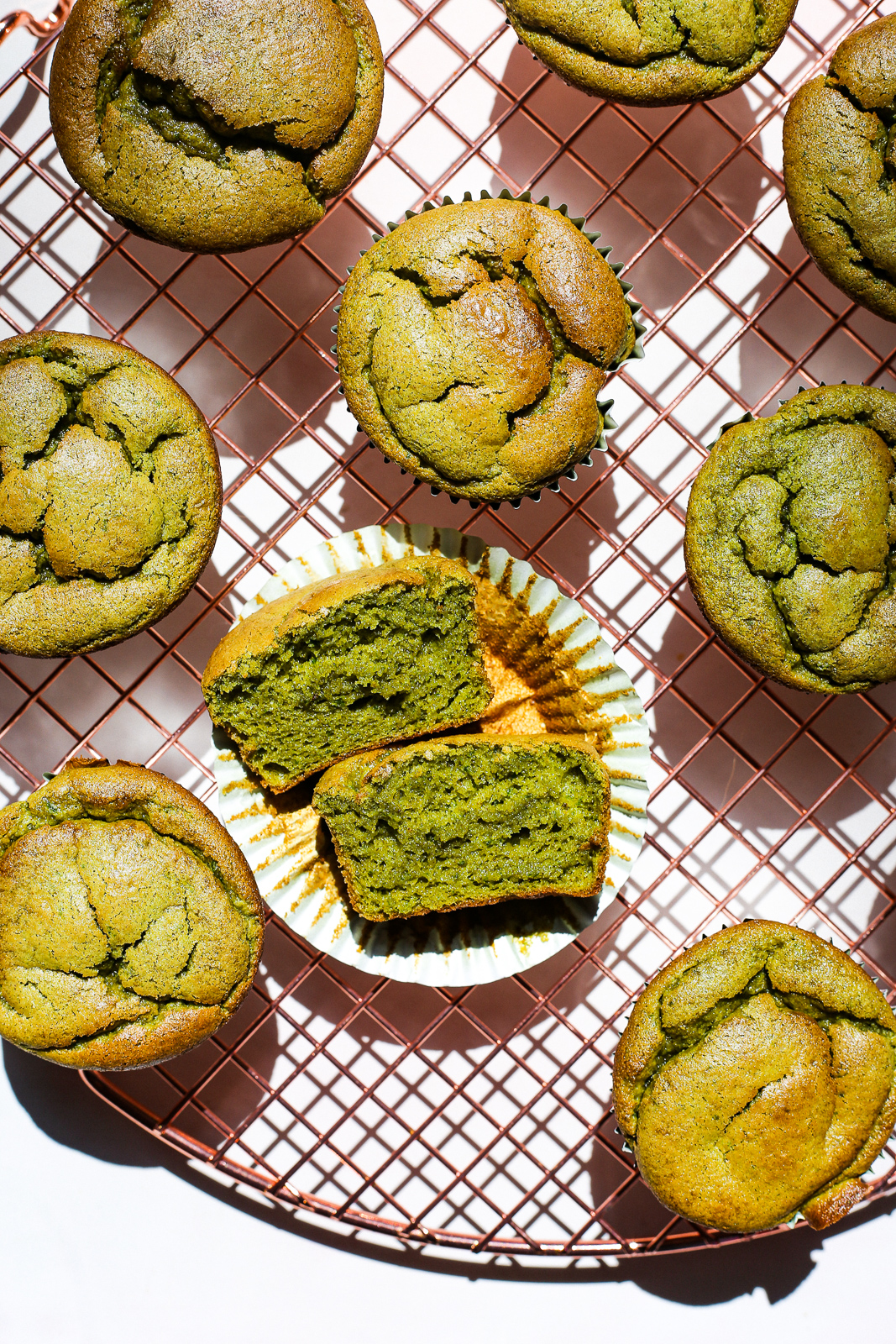 spinach and banana blender muffins