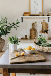 Studio kitchen.