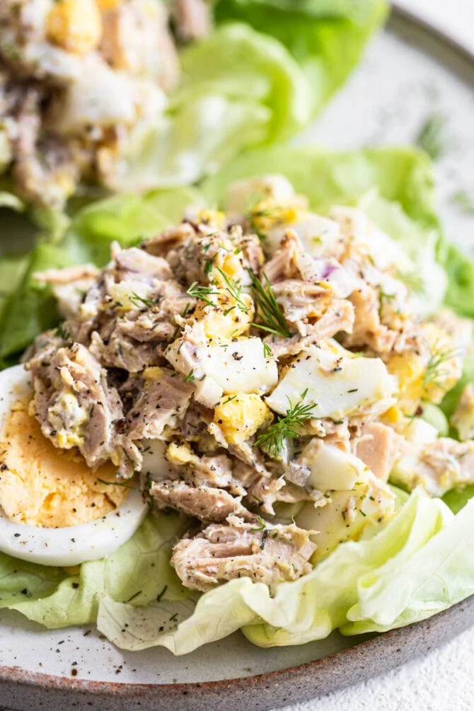 tuna salad with egg