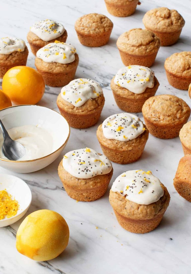 vegan lemon muffins
