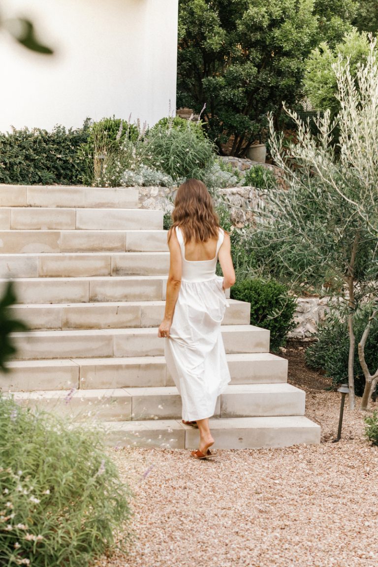 woman white dress, march bucket list