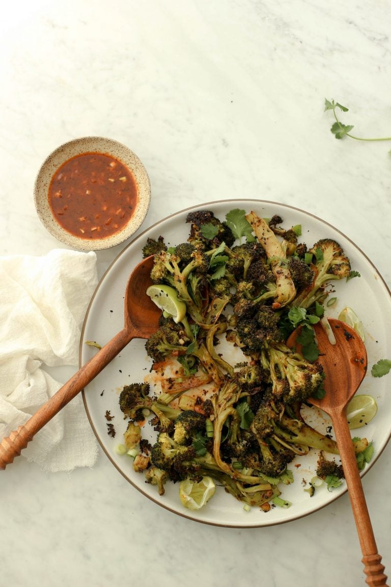 Spicy Chili Lime Miso Broccoli_Healthy Broccoli Recipe