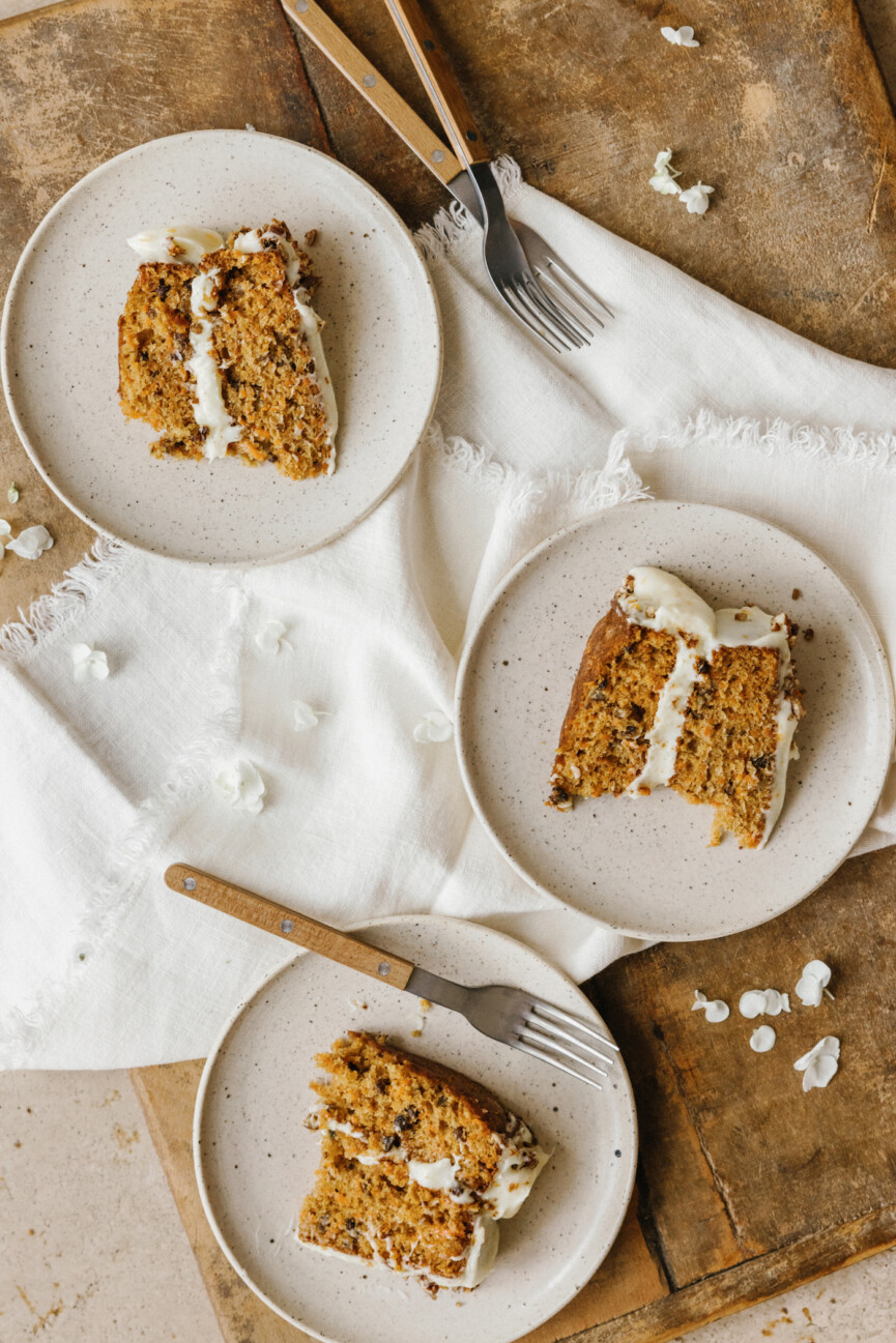 orange carrot cake with cream cheese frosting