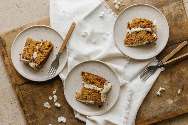 Our Well-known Orange Carrot Cake with Cream Cheese Frosting
