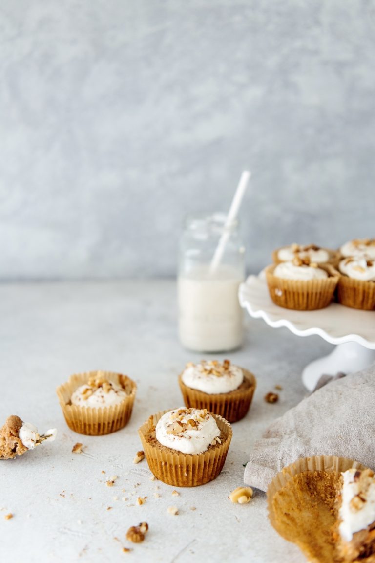 gluten-free, vegan, carrot cake cupcakes_vegan easter recipes