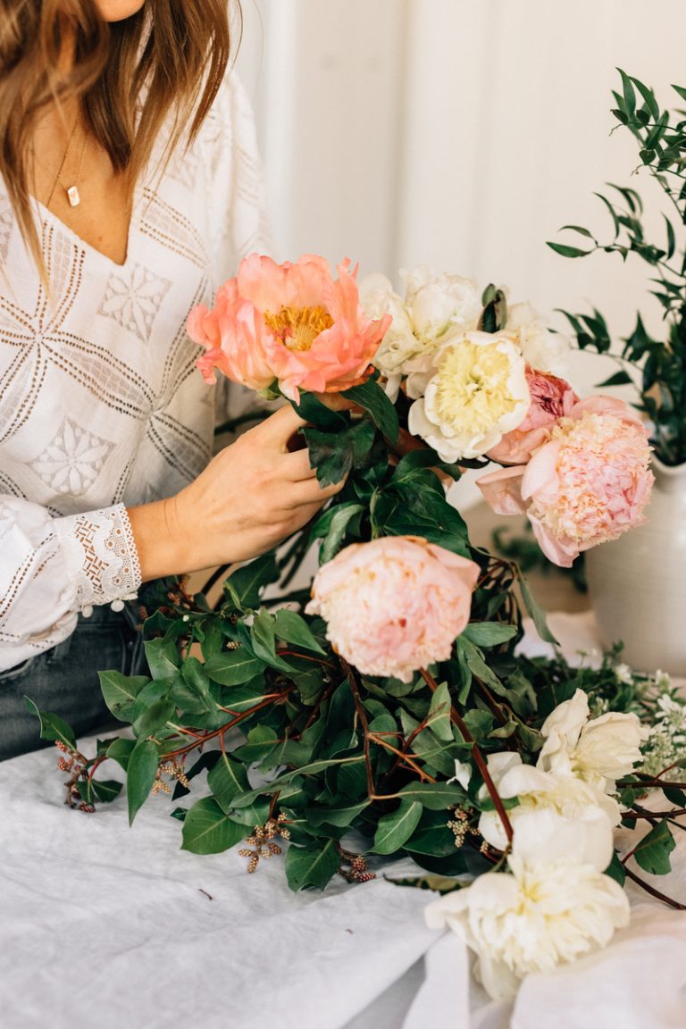 Flower arrangement, spring hobby