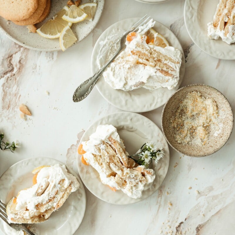 Lemon icebox cake spring recipe