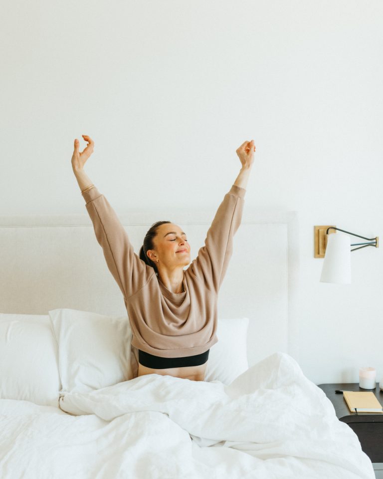 megan roup stretching bed