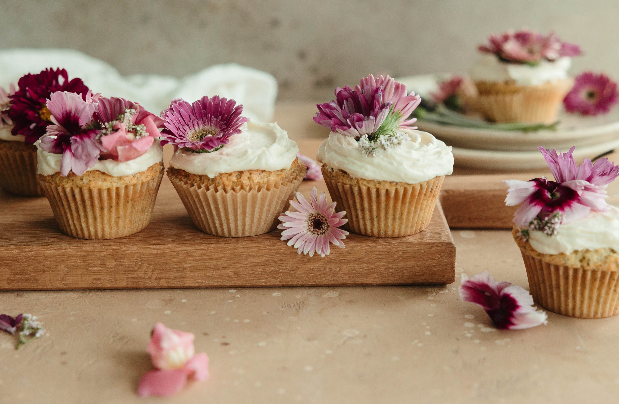 The Springiest Olive Oil Muffins Are Topped With Fresh Flowers and Plenty of Citrus