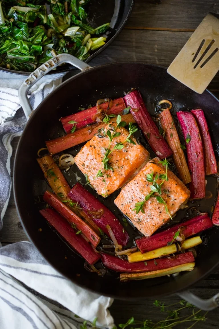 baked salmon with rhubarb_how to use rhubarb