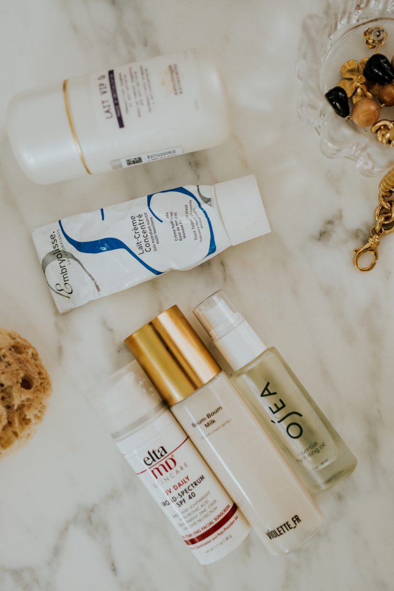 skincare products, stress breakout