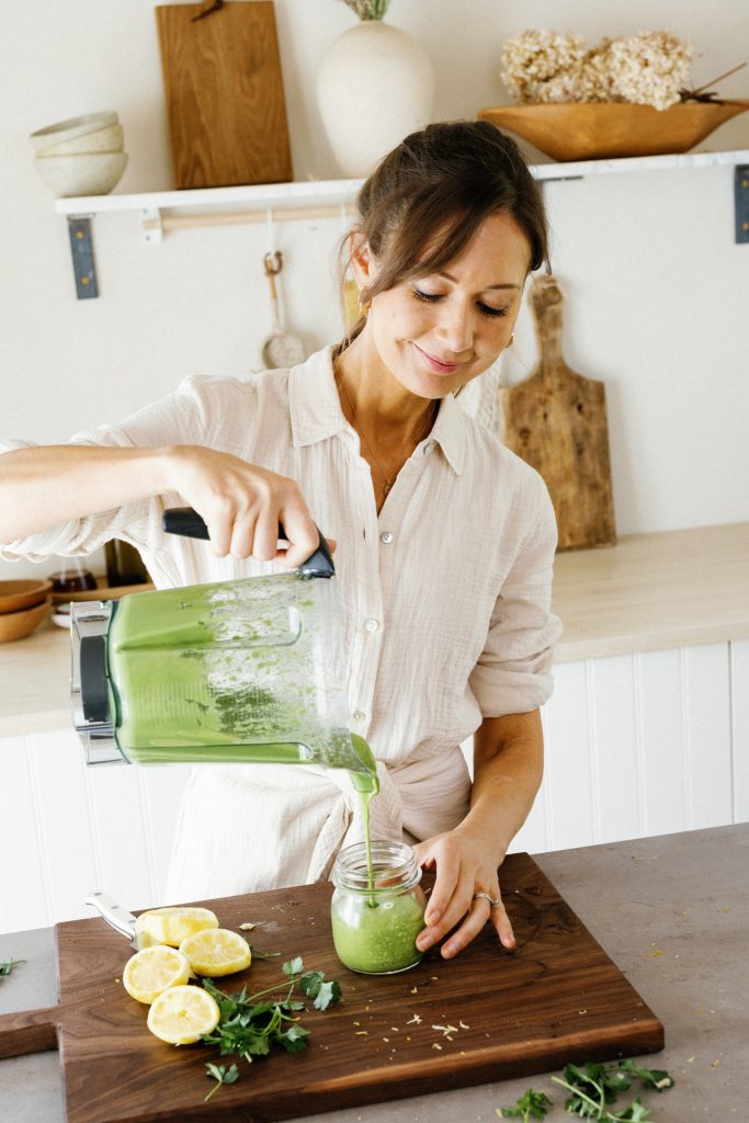 Spring Pasta Salad with Olives, Lemon and Artichokes - Blender, Camille Cooking in the Kitchen