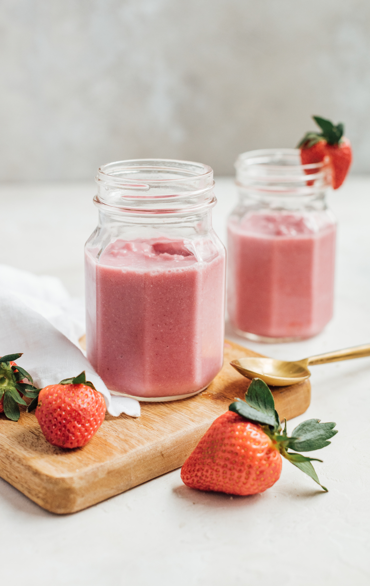 strawberry and cream smoothie
