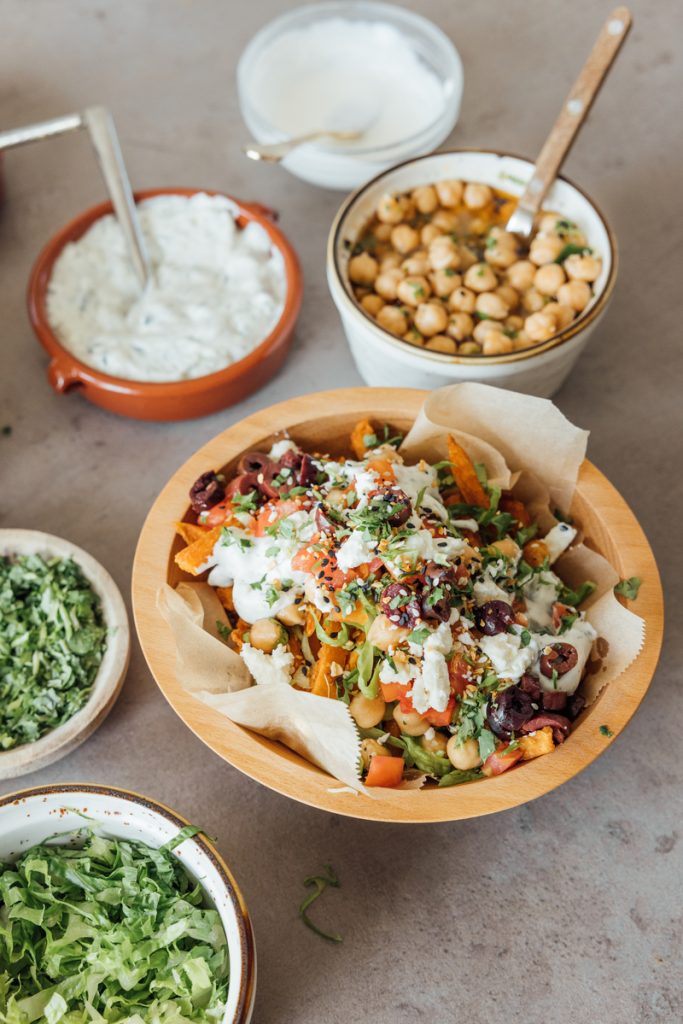 loaded sweet potato fries