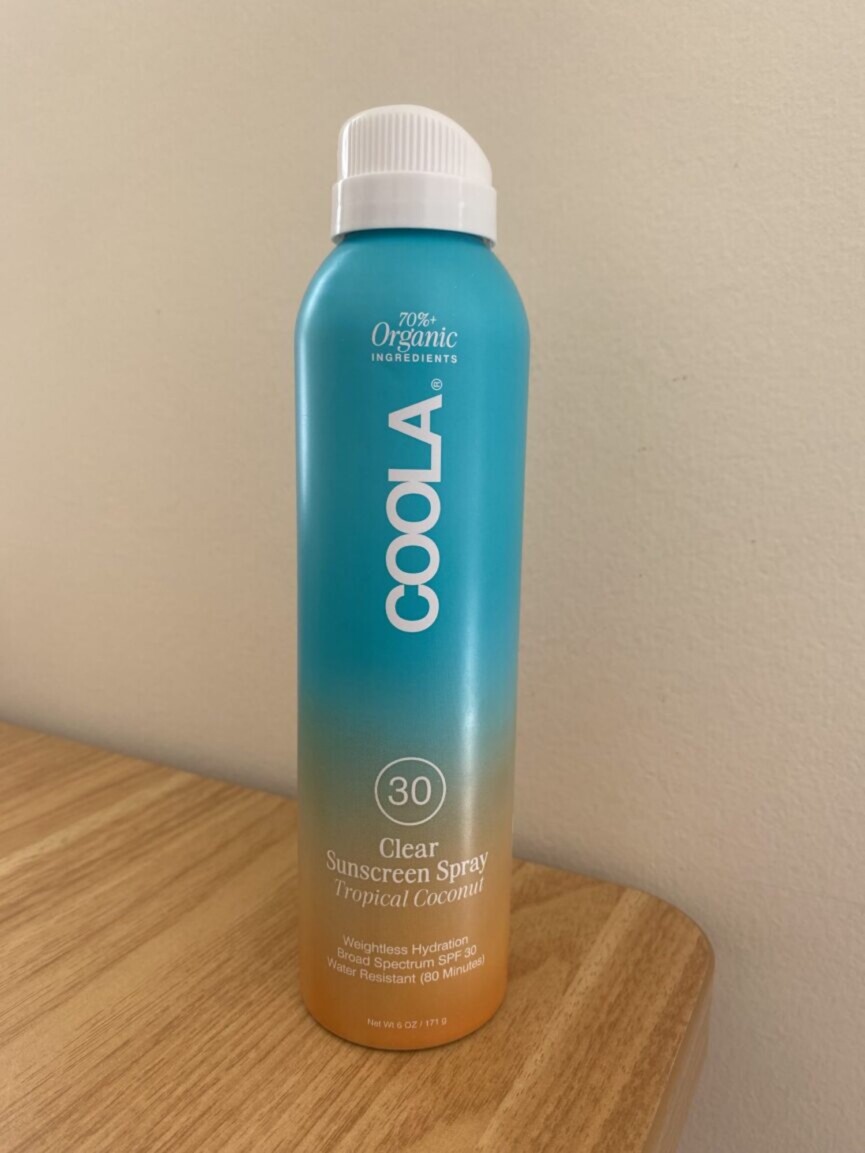 Coola Clear Sunscreen Spray Tropical Coconut