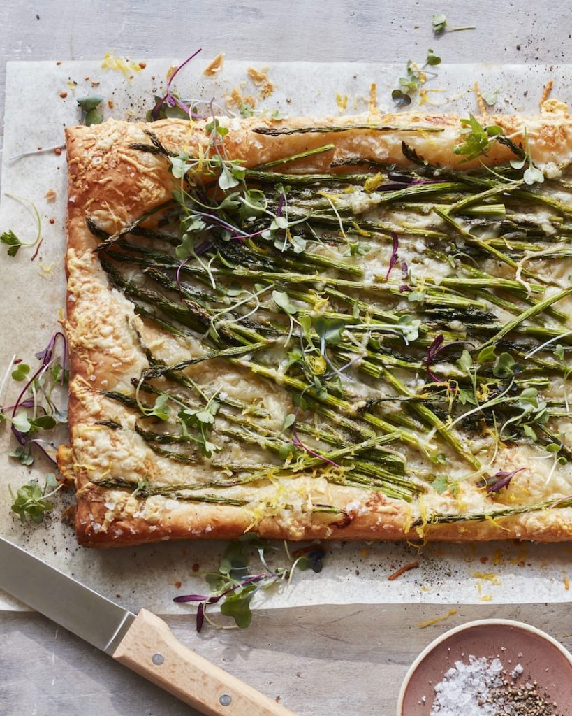 Asparagus and Gruyère Tart