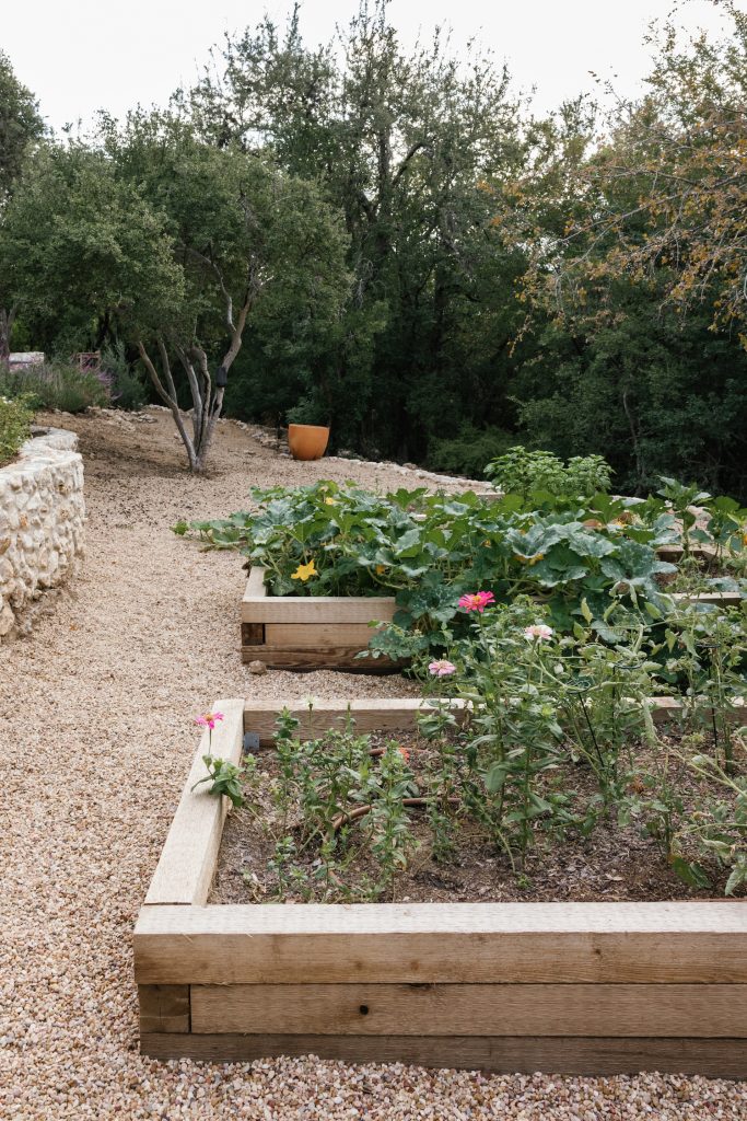 camille styles backyard - cómo construir camas de jardín elevadas - huerta - flores