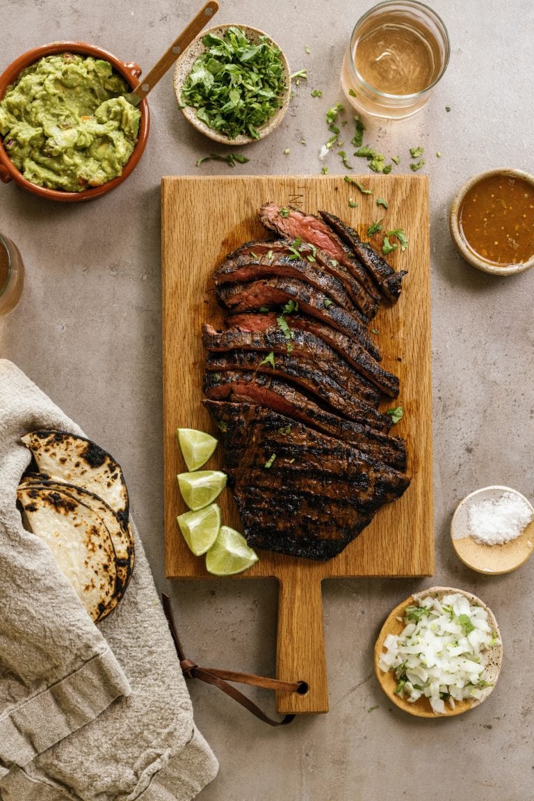 carne asada steak tacos recipe, casa zuma gathering board