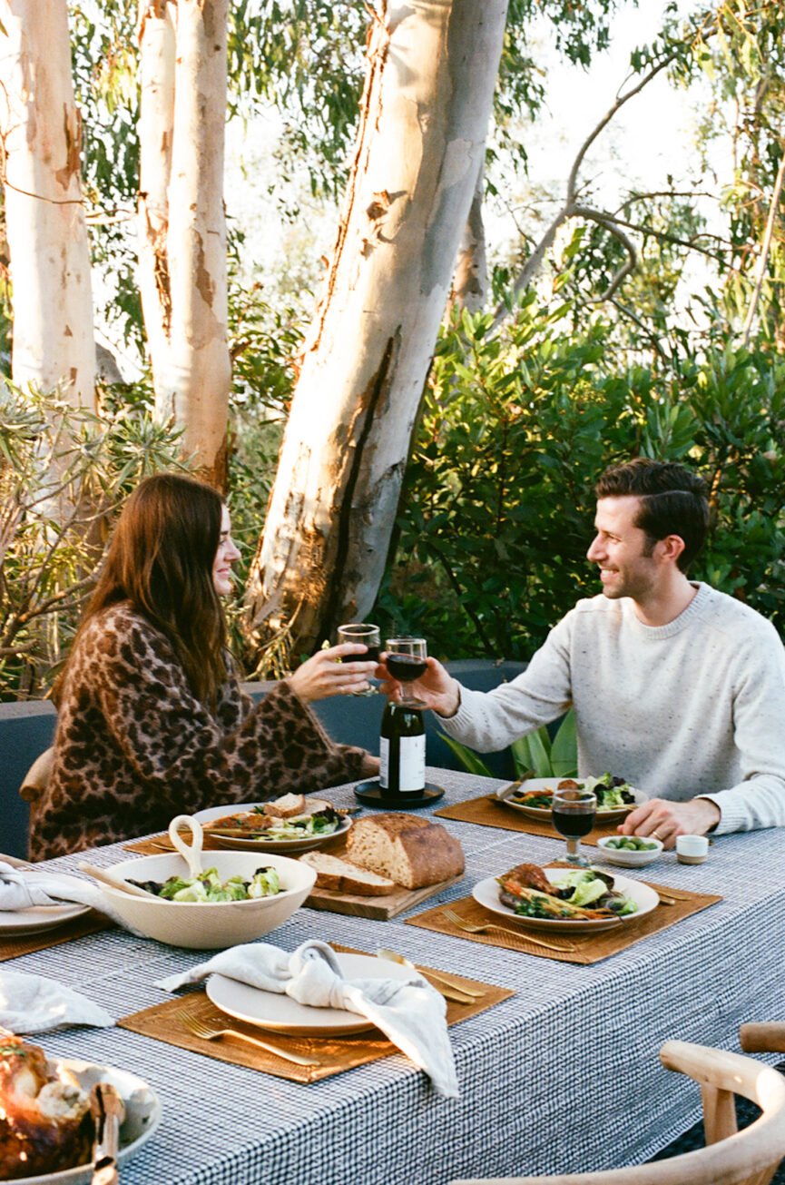 couple wine cheers