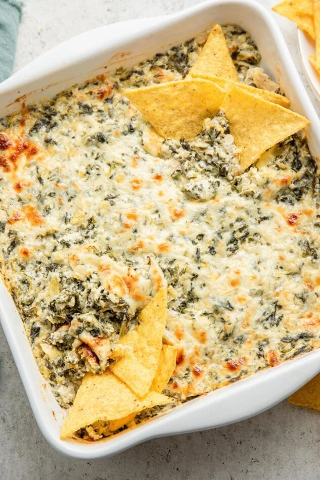 Healthy Spinach Artichoke Dip