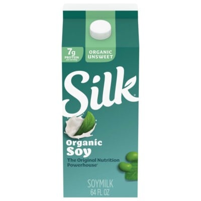 Silk organic unsweetened soy milk