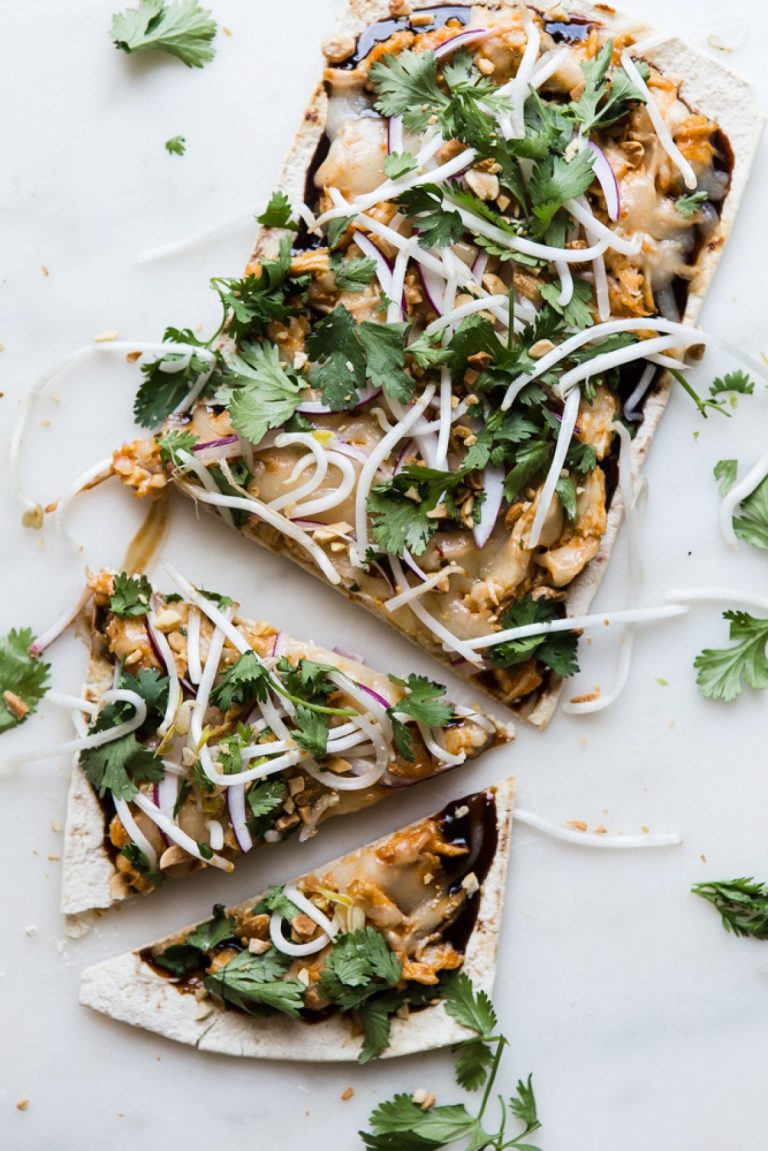 Thai Chicken Pizza, rotisserie chicken recipes
