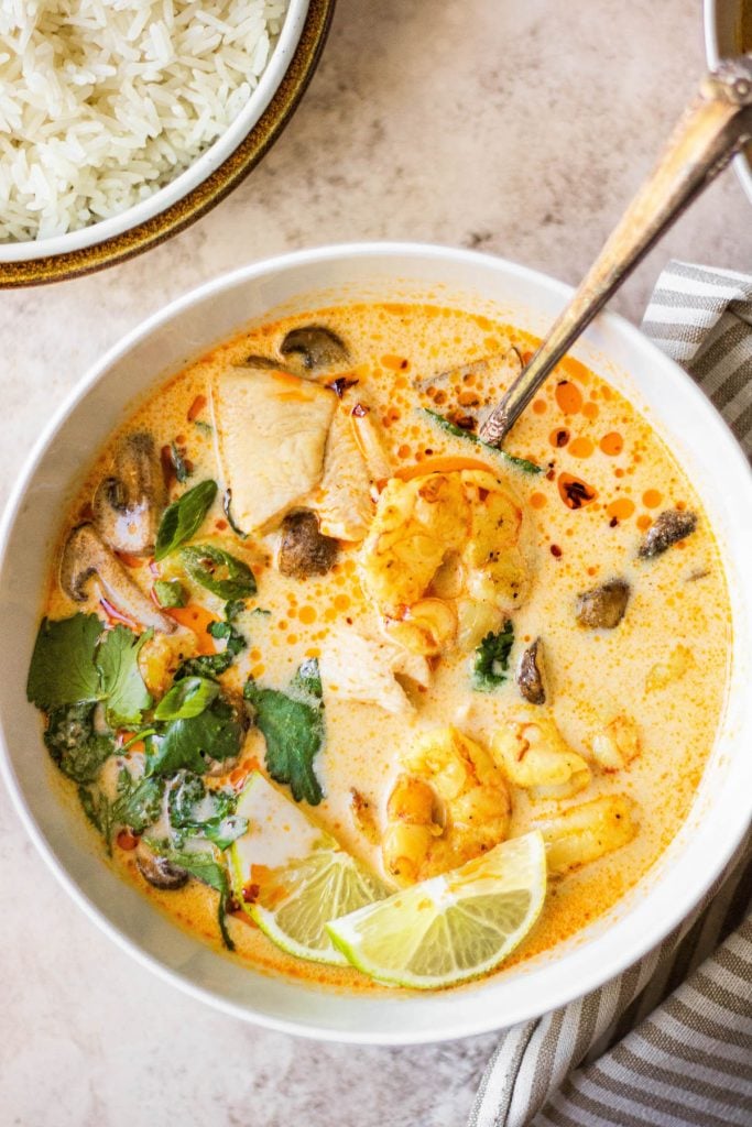 Tom Kha Gai (Thai Coconut Soup)