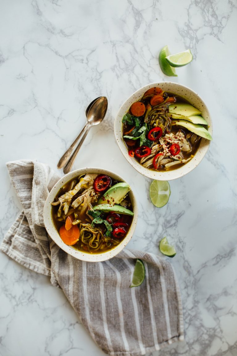 Turmeric chicken immunity soup.