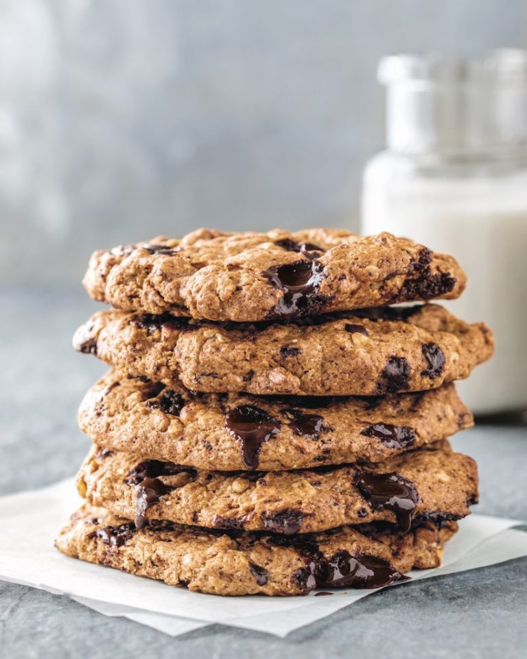 Vegan + Gluten-free Chocolate Chip Cookies 