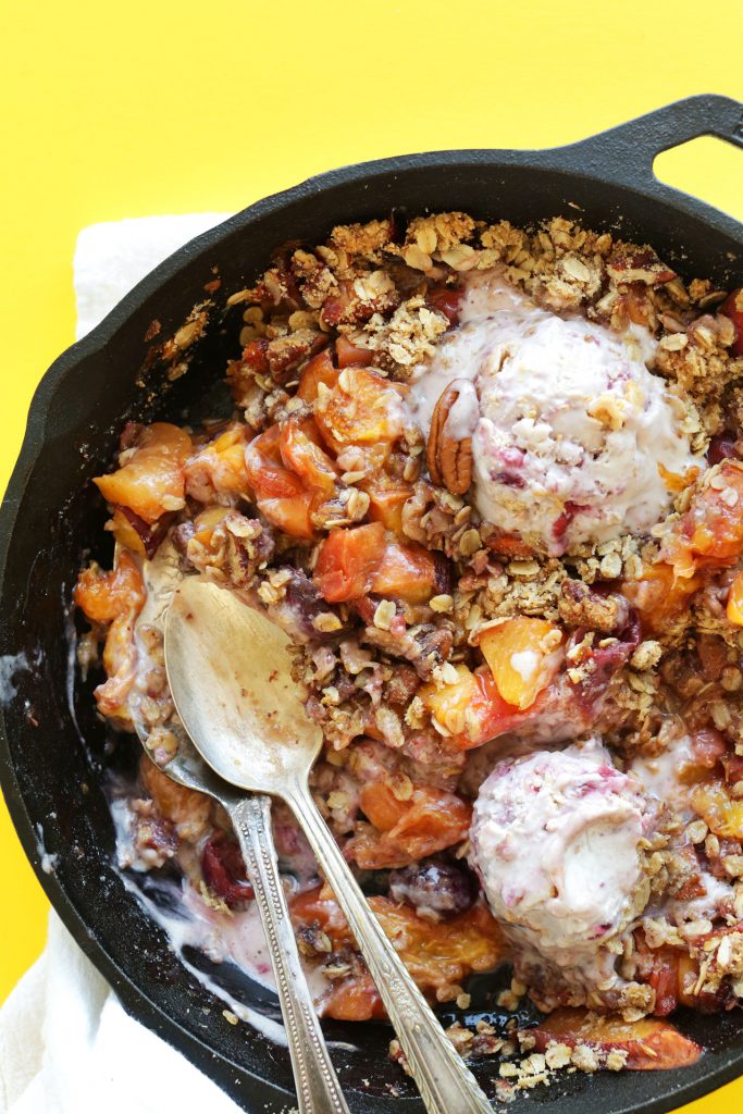 easy peach crisp