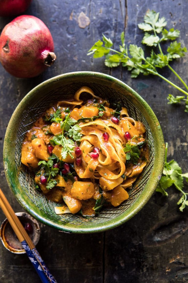 slow cooker saucy Thai butternut squash curry 