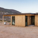 Exterior of Brandy Joy Smith's Joshua Tree cabins.